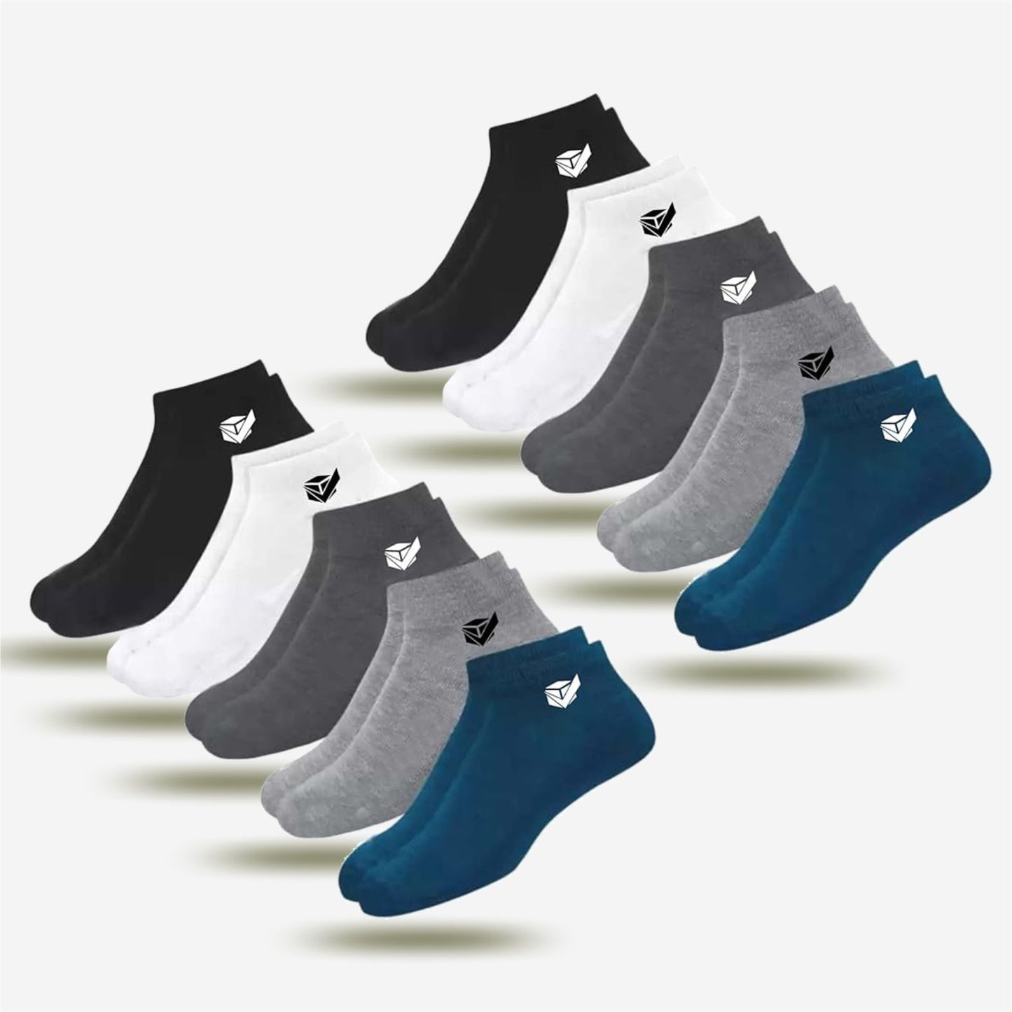 Premium Cotton Socks – Pack of 5 | Ultra-Soft, Breathable & Durable